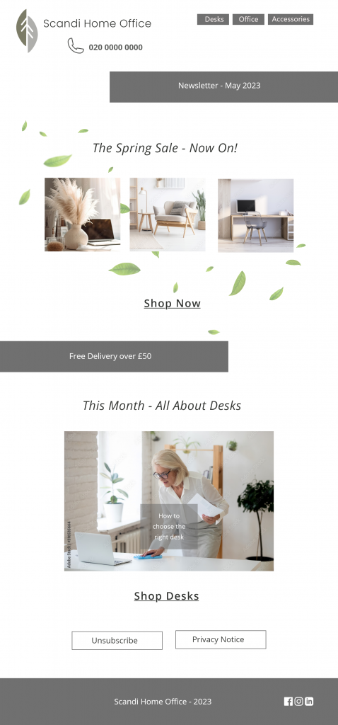 Newsletter Page (Heugh, 2023)
